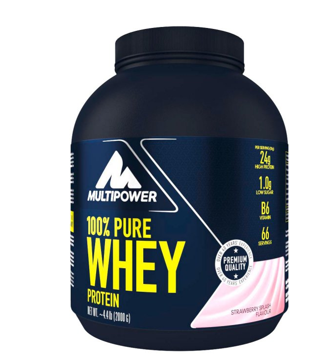 100% Pure Whey Protein - 2000g - Strawberry