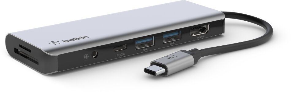 7-in-1-Multiport (1 x HDMI, DisplayPort, Mini DisplayPort, VGA, DVI-D, DVI-I, 100 W, USB C, U