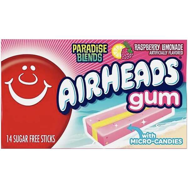 Airheads Gum Raspberry Lemonade 33g