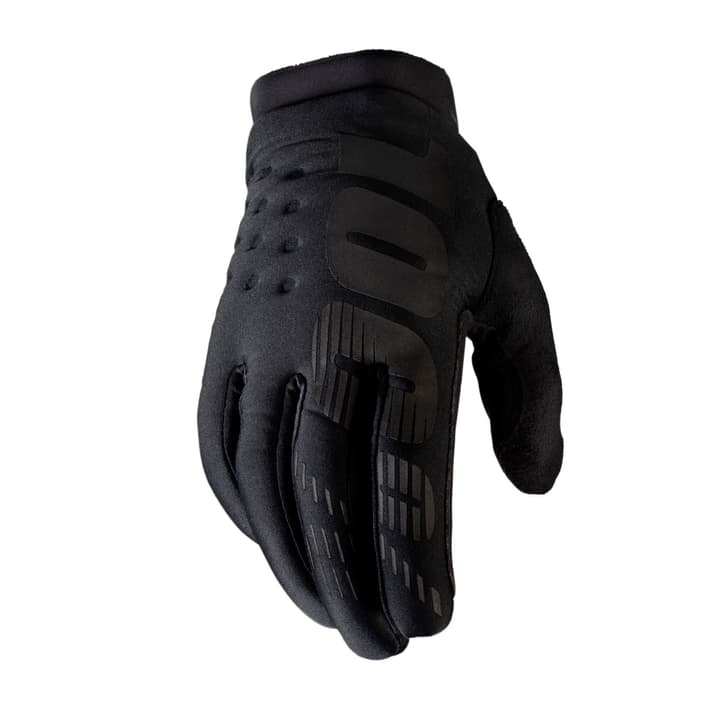 100% Brisker Bike-Handschuhe schwarz