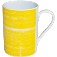 6er-Set Kaffeebecher 'Allegra Moda' Arte Viva Gelb/Weiß