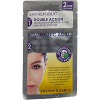 2 Step Hyaluronic Acid & Collagen Face Mask Damen 1 pezzo