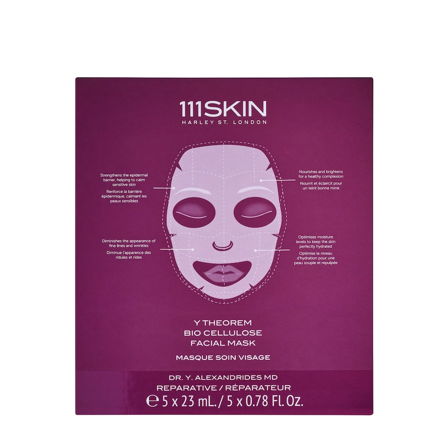 111Skin Y Theorem Bio Cellulose Facial Mask Box Tuchmasken 115 ml
