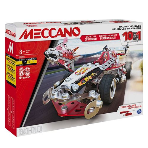10 Multimodell Racing Vehicles Multicolor