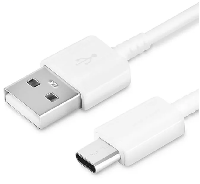 1m USB-C auf USB 2.0 Daten- & Ladekabel weiss (1 Stk)