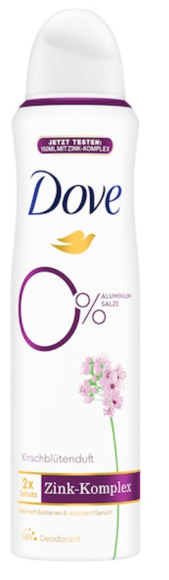 0% Aluminiumsalze Mit Zink-komplex Kirschblütenduft Deodorant-spray Damen 150 ml