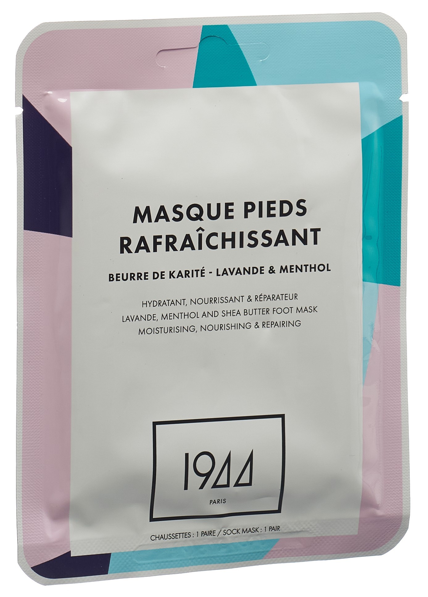 1944 PARIS SOINS Masque Pieds Rafraichissant (1 Stk)