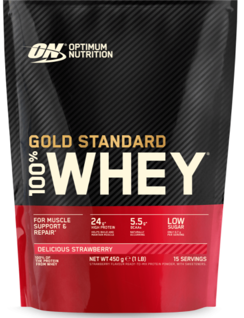 100% Whey Gold Standard - 450g - Strawberry