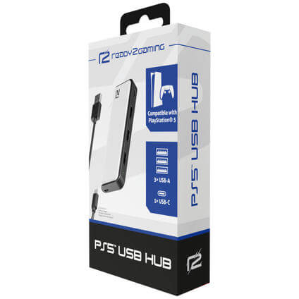 R2 PS5 USB HUB - USB Hub (Weiss/Schwarz)