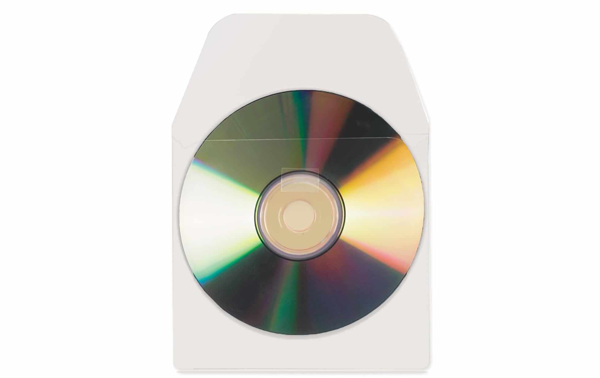 3L CD/DVD-Tasche 127x127mm 6832-100 selbstklebend 100 Stück