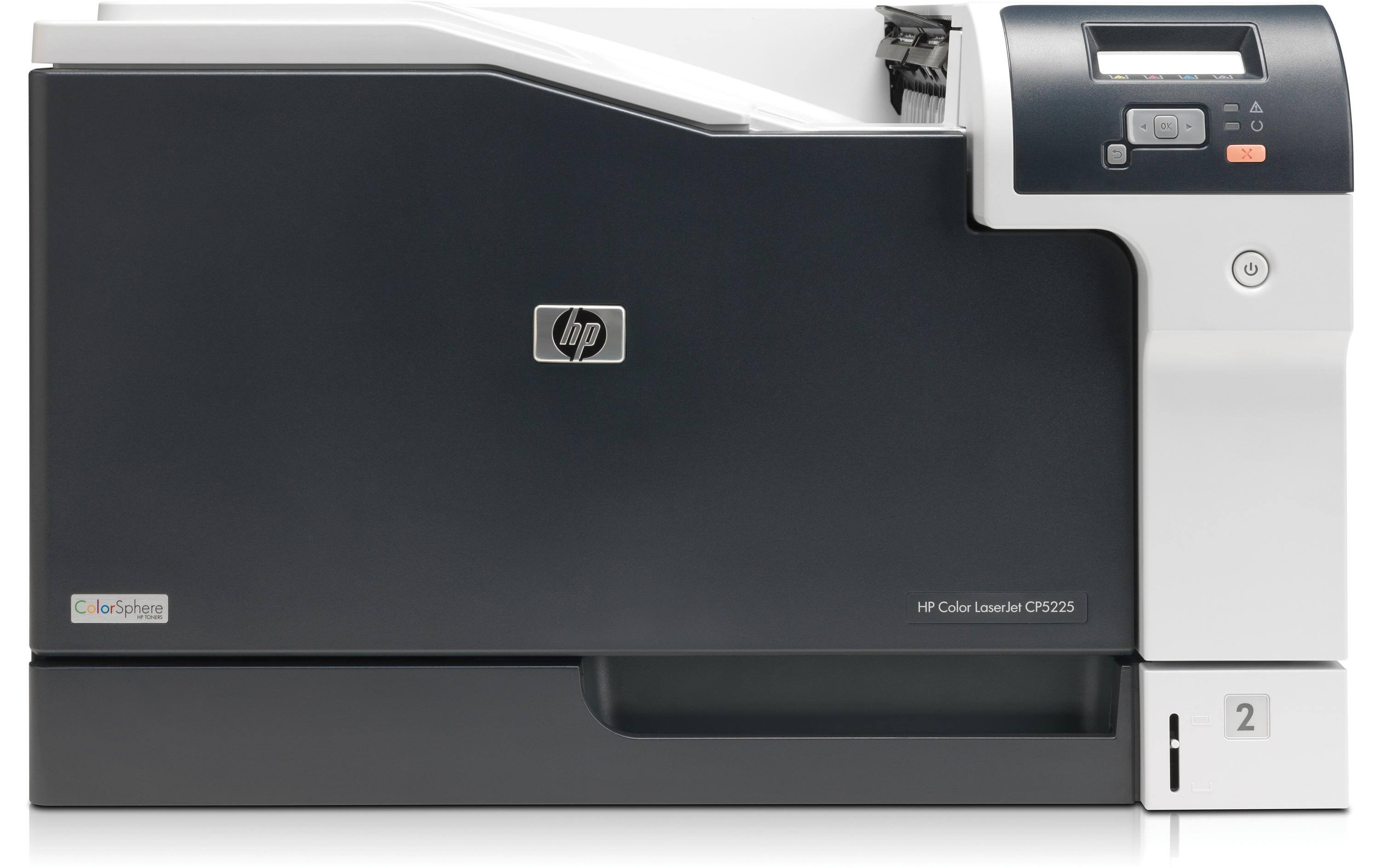 HP Drucker Color LaserJet Professional CP5225dn Schwarz Grau