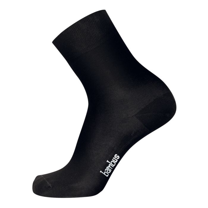3er-Pack Bambus-Socken für Herren, schwarz, 39–42