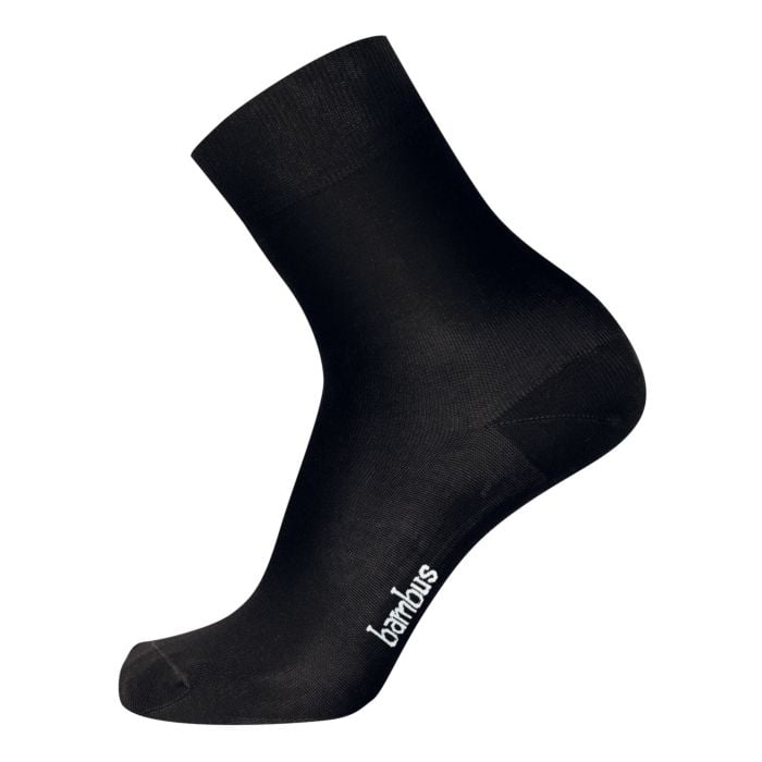 3er-Pack Bambus-Socken für Herren, schwarz, 43–46