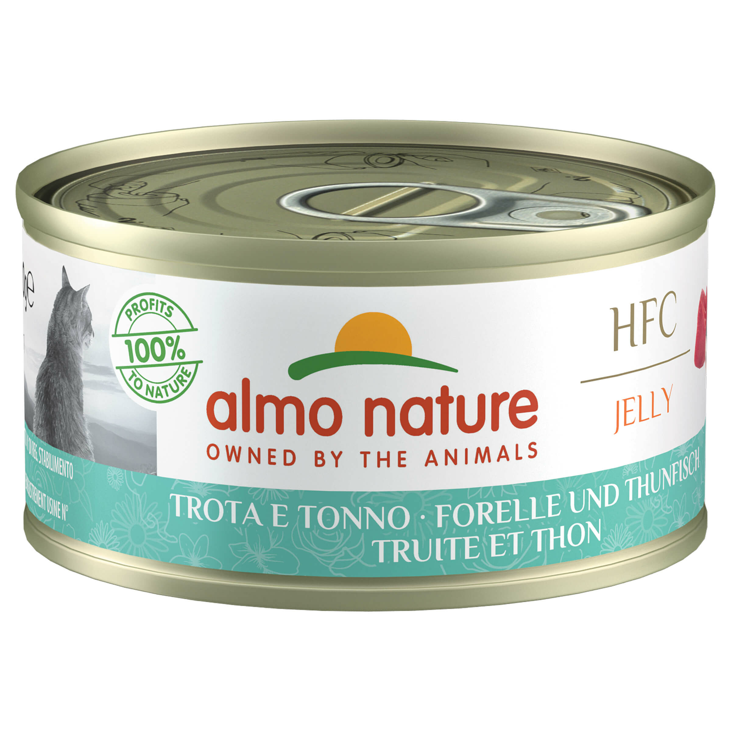 Almo Nature HFC Jelly Forelle & Thunfisch Dose 24x70g