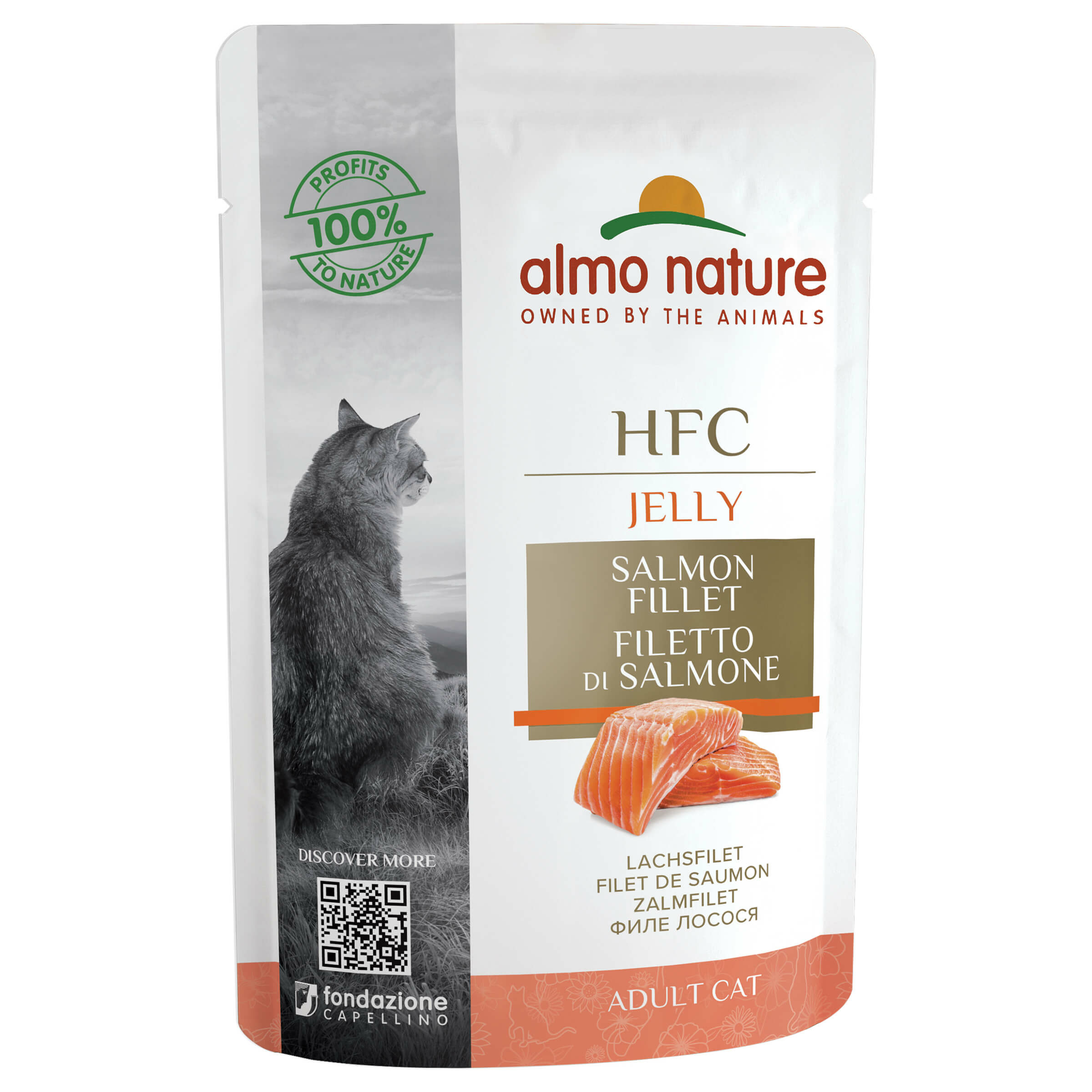 Almo Nature HFC Jelly Lachs Adult Beutel 24x55g