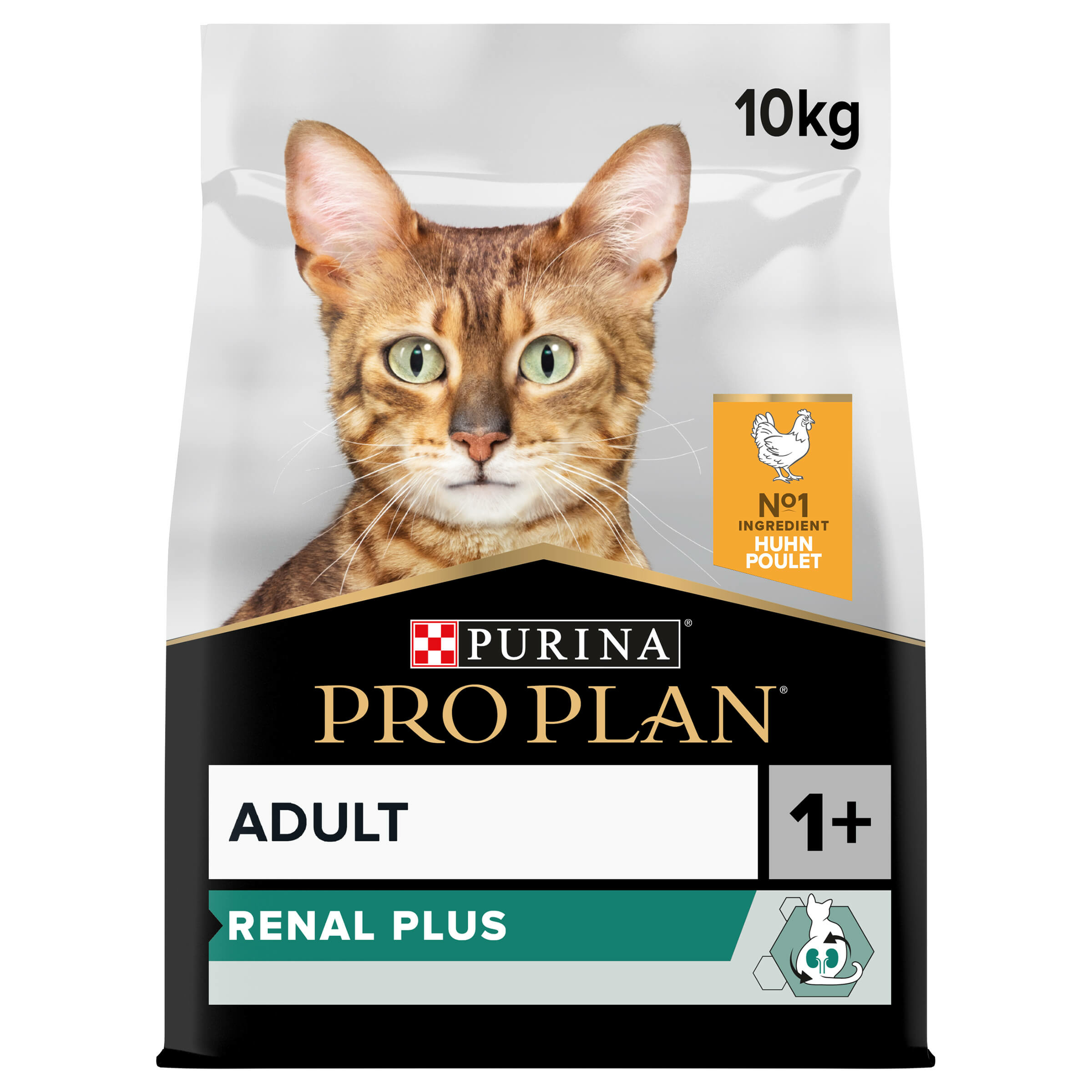 1 kg gratis! 10 kg PURINA PRO PLAN Katzenfutter - Original Adult reich an Huhn