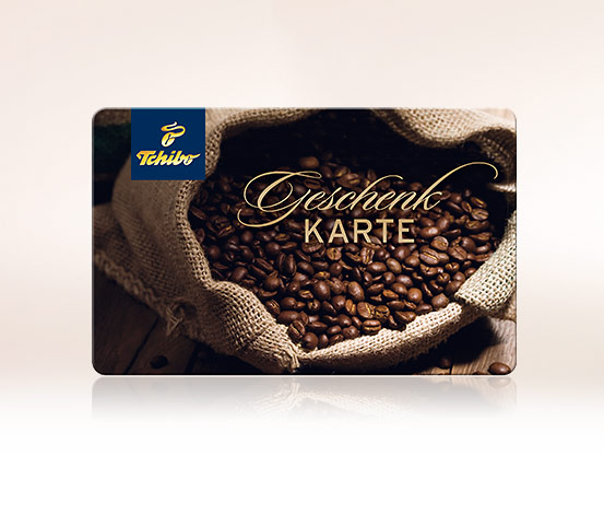 Geschenkkarte Kaffeesack