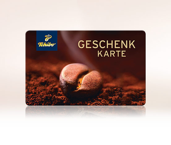 Geschenkkarte Kaffeebohne