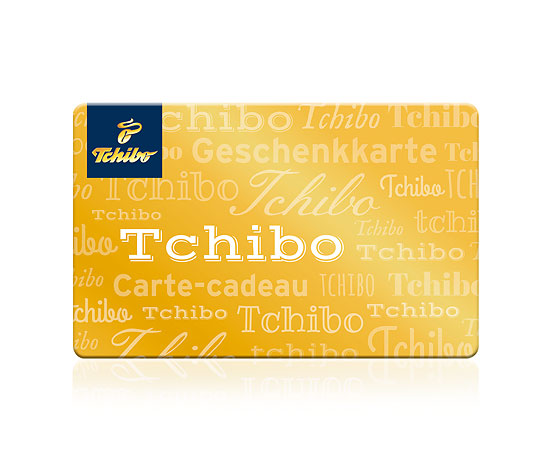 Tchibo Geschenkkarte gelb