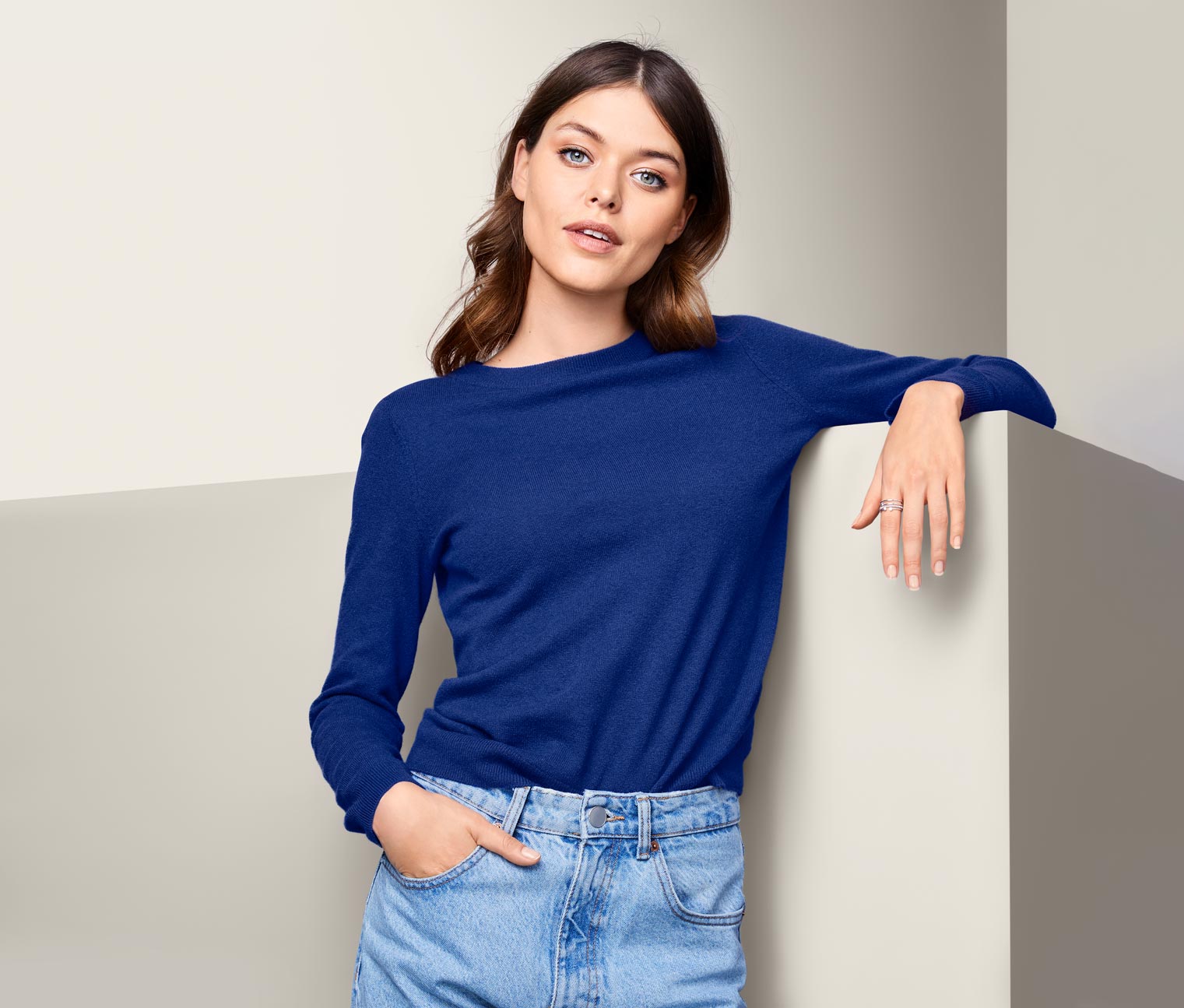 Pullover mit Cashmere