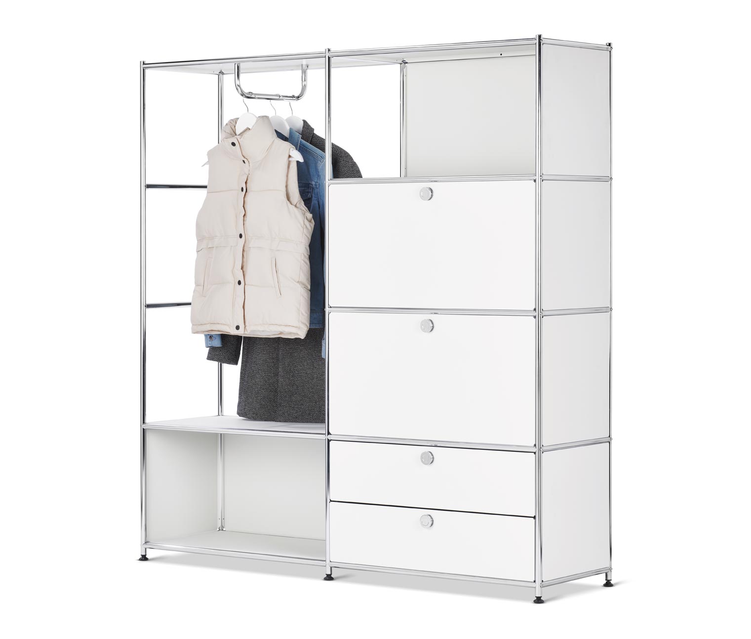 Garderobe Metall »CN3« mit 2 Klappen und 2 Schubladen