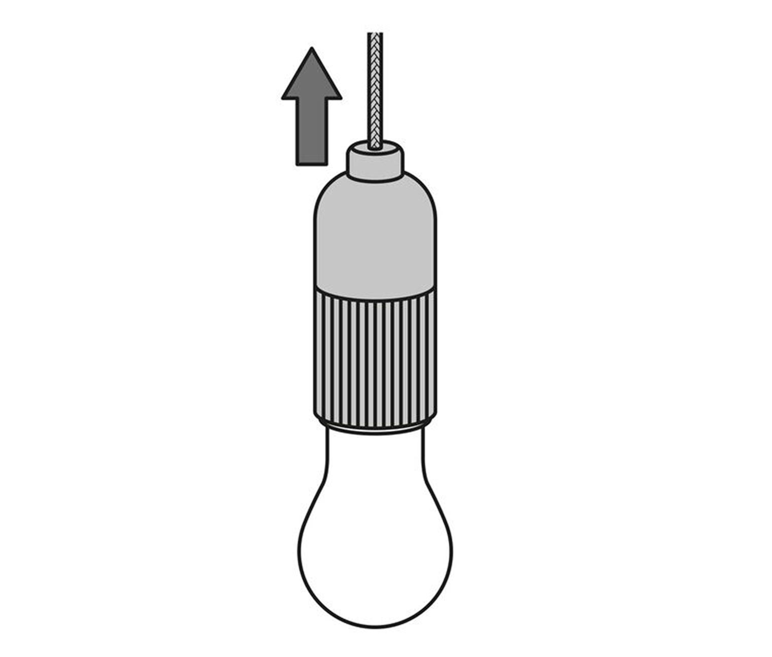 LED-Lampe mit Karabiner