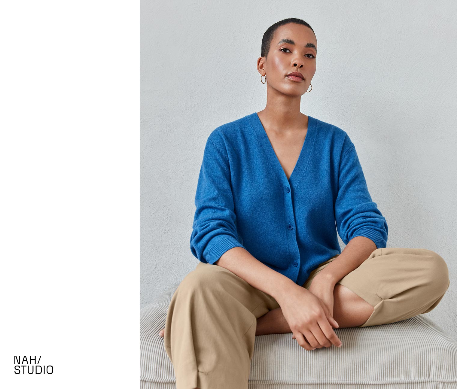 NAH/STUDIO Cardigan | recycelte Wolle/ Cashmere