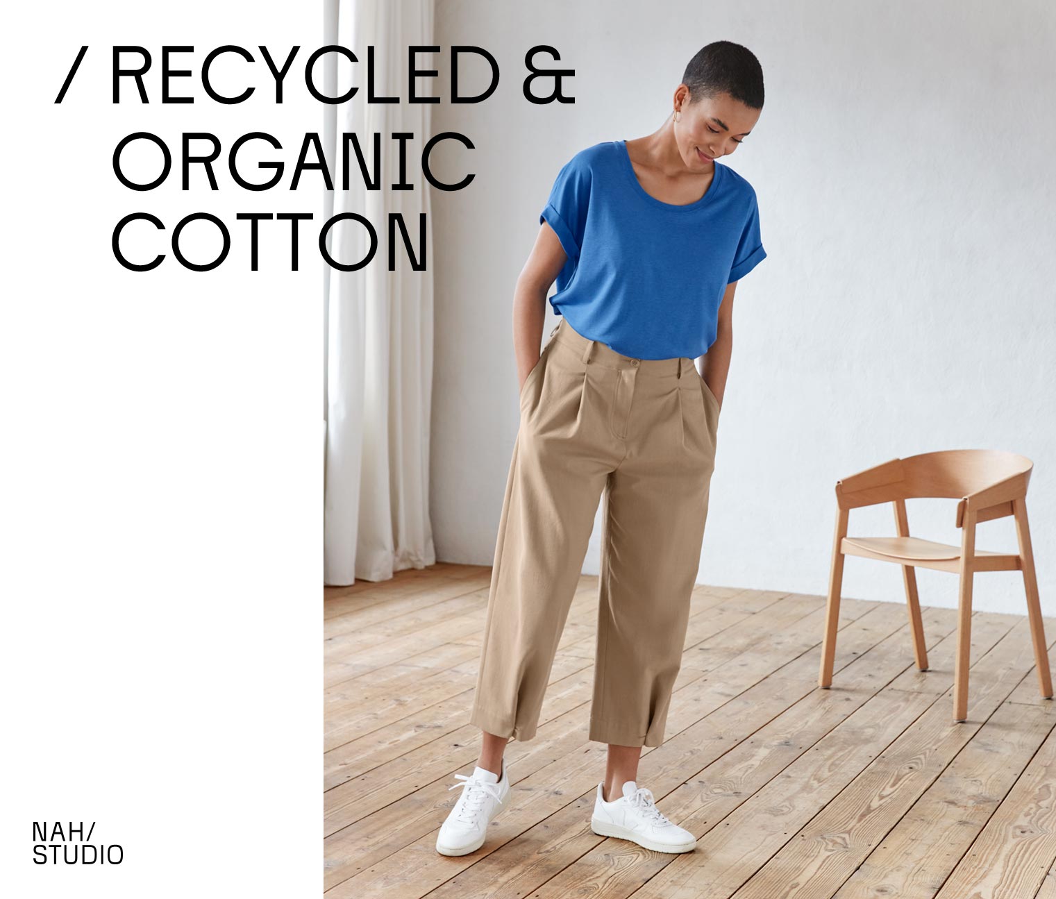 NAH/STUDIO Balloon Pants | recycelte Baumwolle