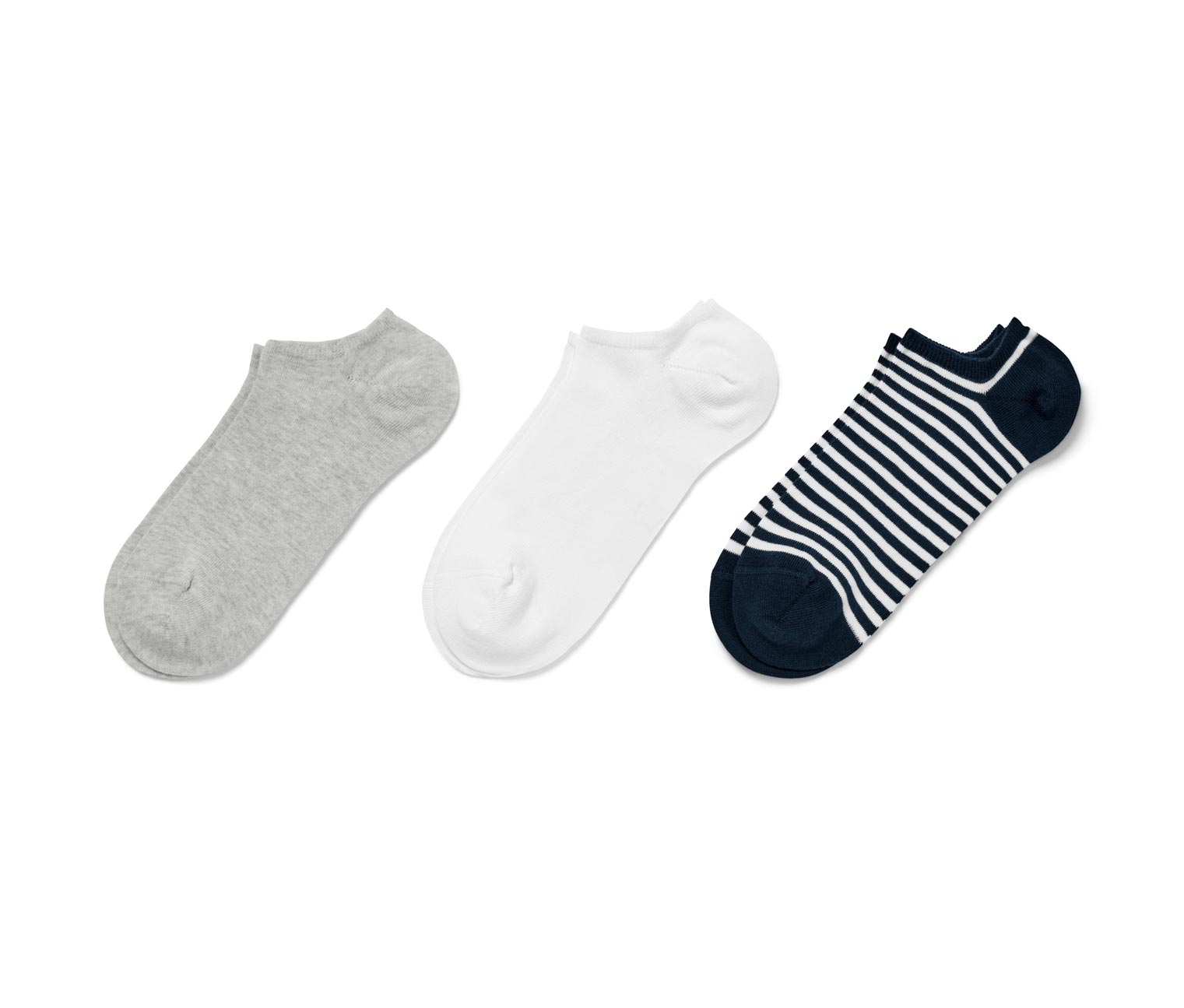 3 Paar Sneakersocken, Basic