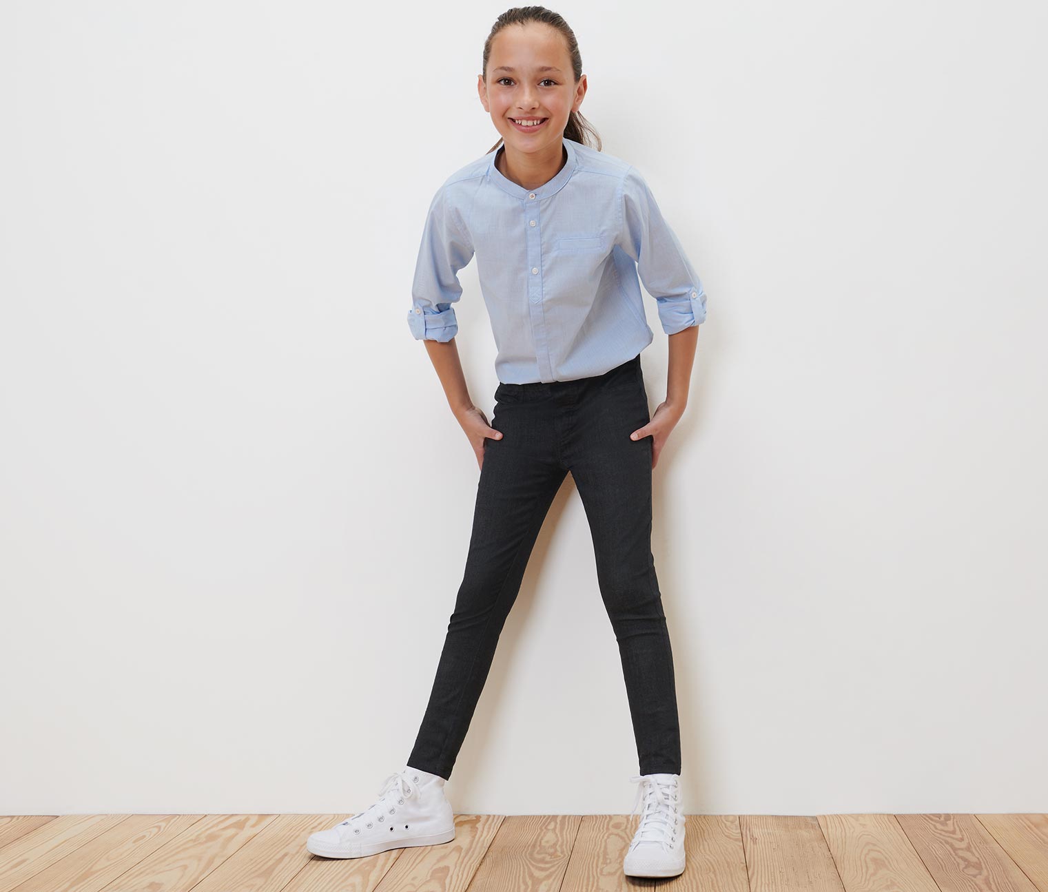 Kinder-Treggings – Fit »Jule«, schwarz