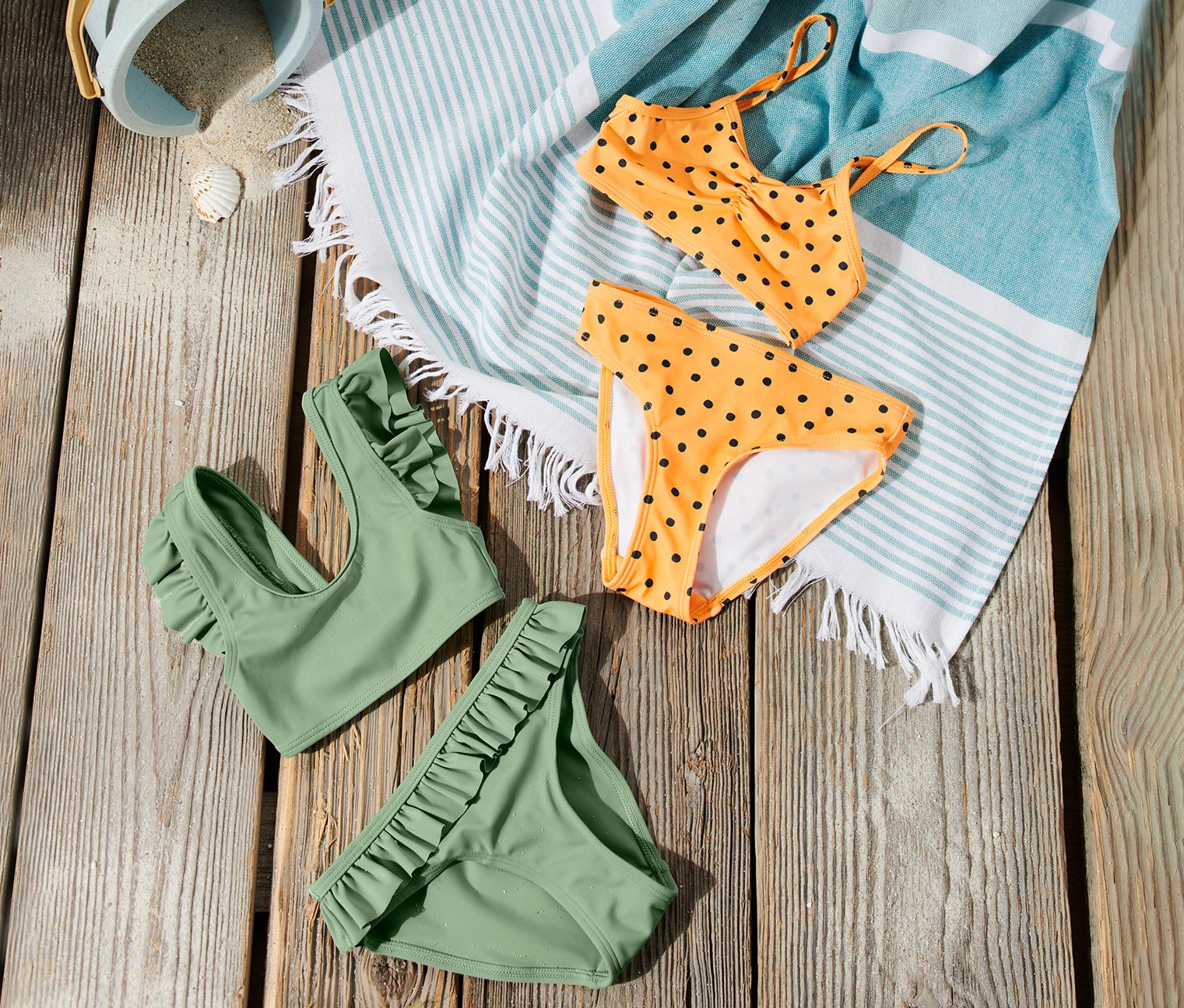 Kleinkind-Bikini-Set, 4-teilig