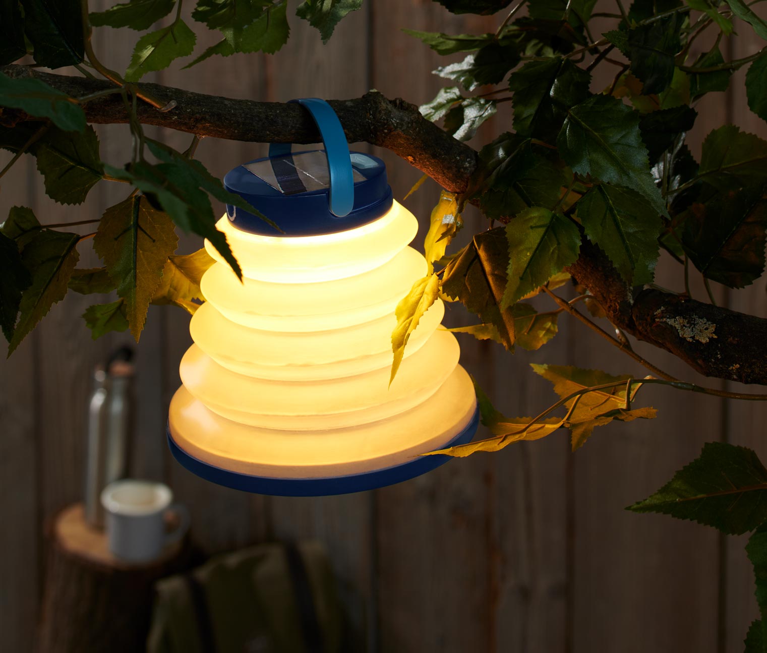 Faltbarer Lampion mit USB