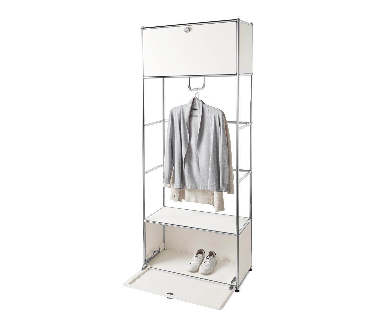 Garderobe Metall »CN3«, weiss