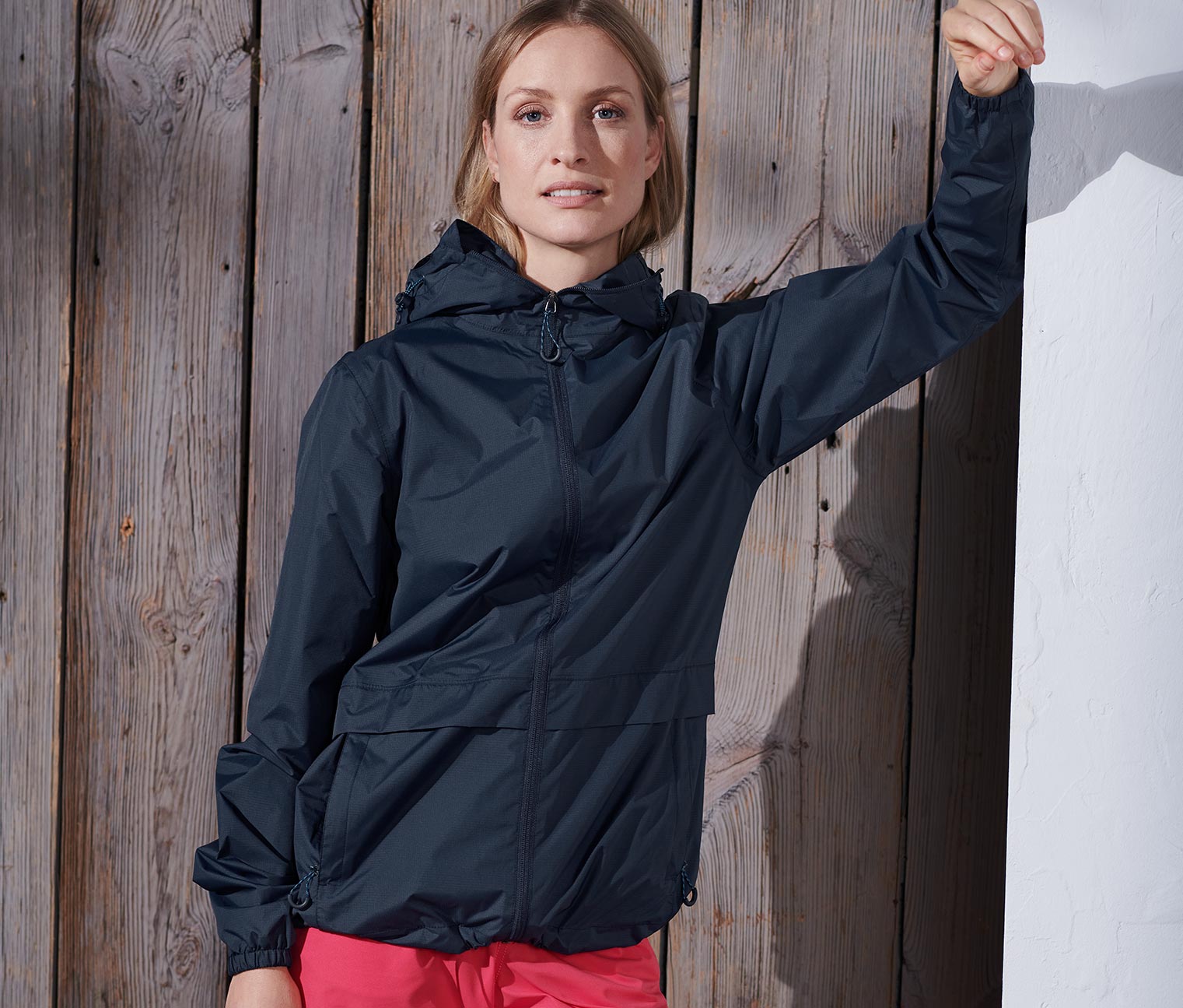 Lightweight-Regenjacke »pack me«, dunkelblau