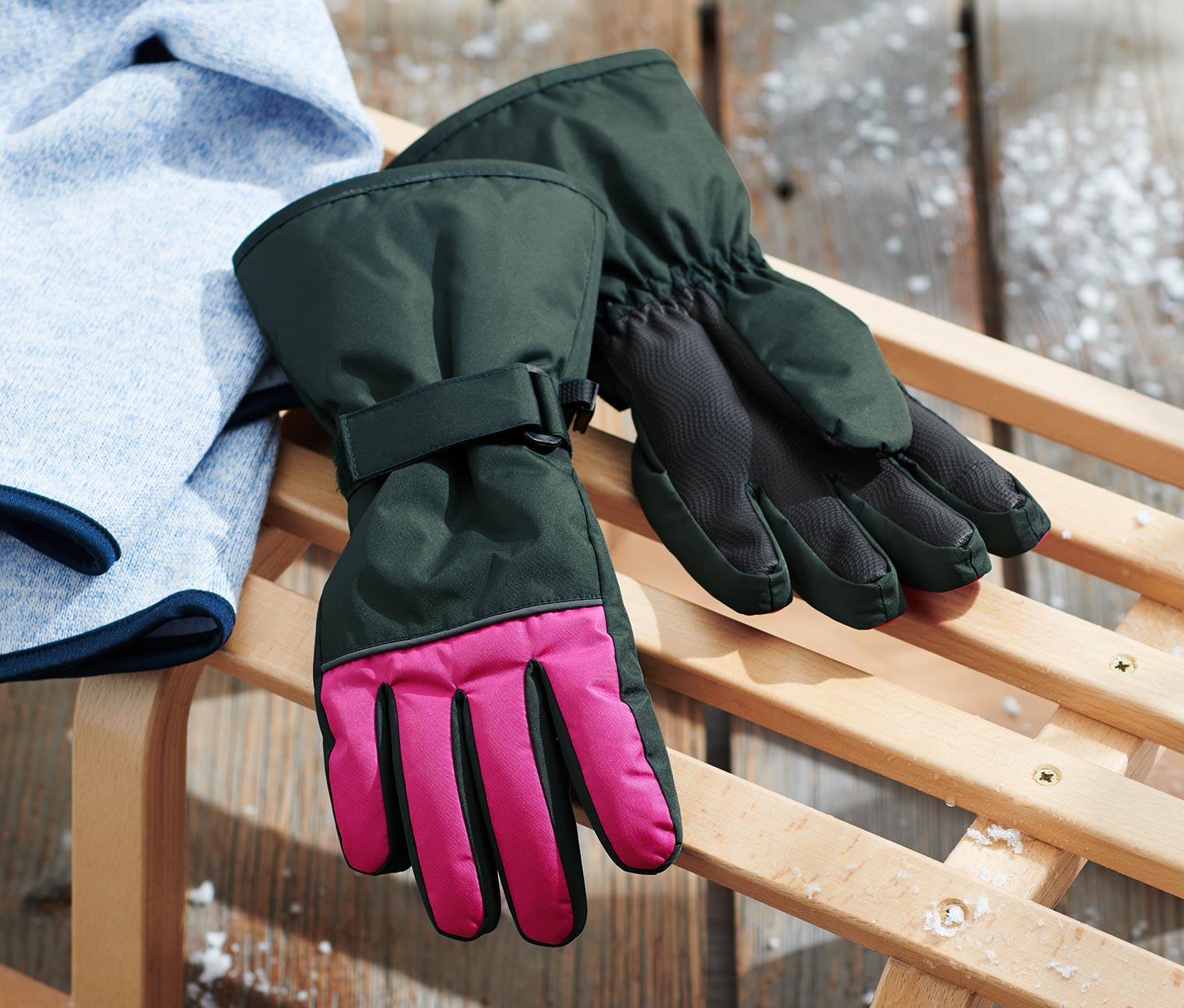 Kinder-Ski-und-Winterhandschuhe, pink