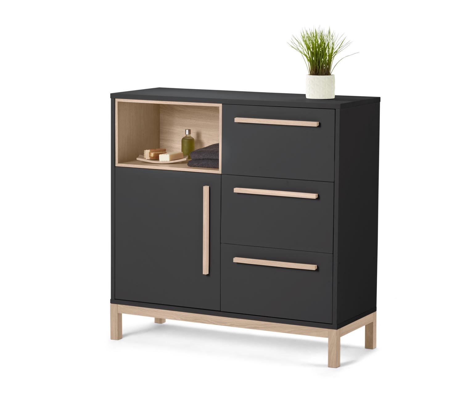 Bad-Sideboard »Eklund«, anthrazit