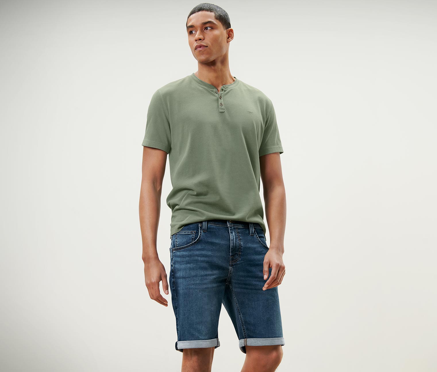 Jeans-Shorts »Mustang«, dunkelblau