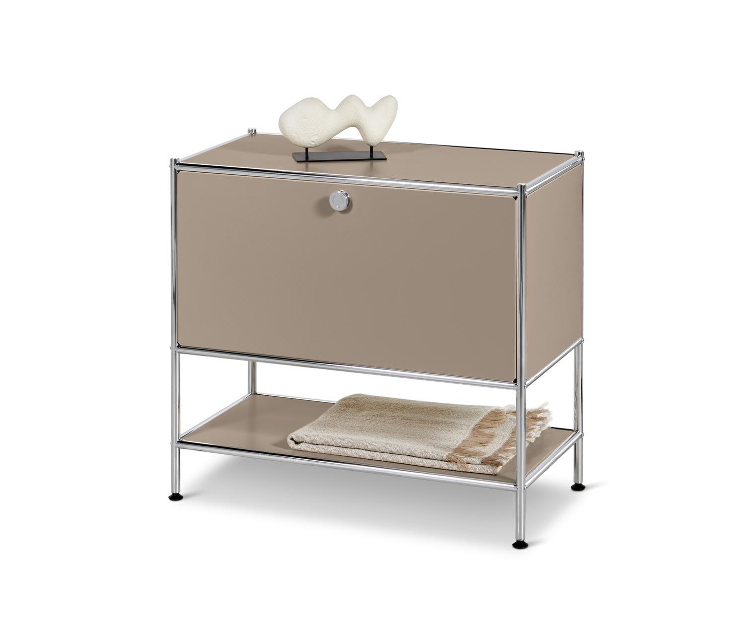 Sideboard Metall »CN3« mit Klappe, taupe