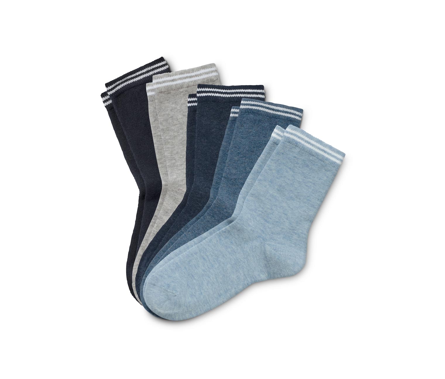 5 Paar Socken, meliert