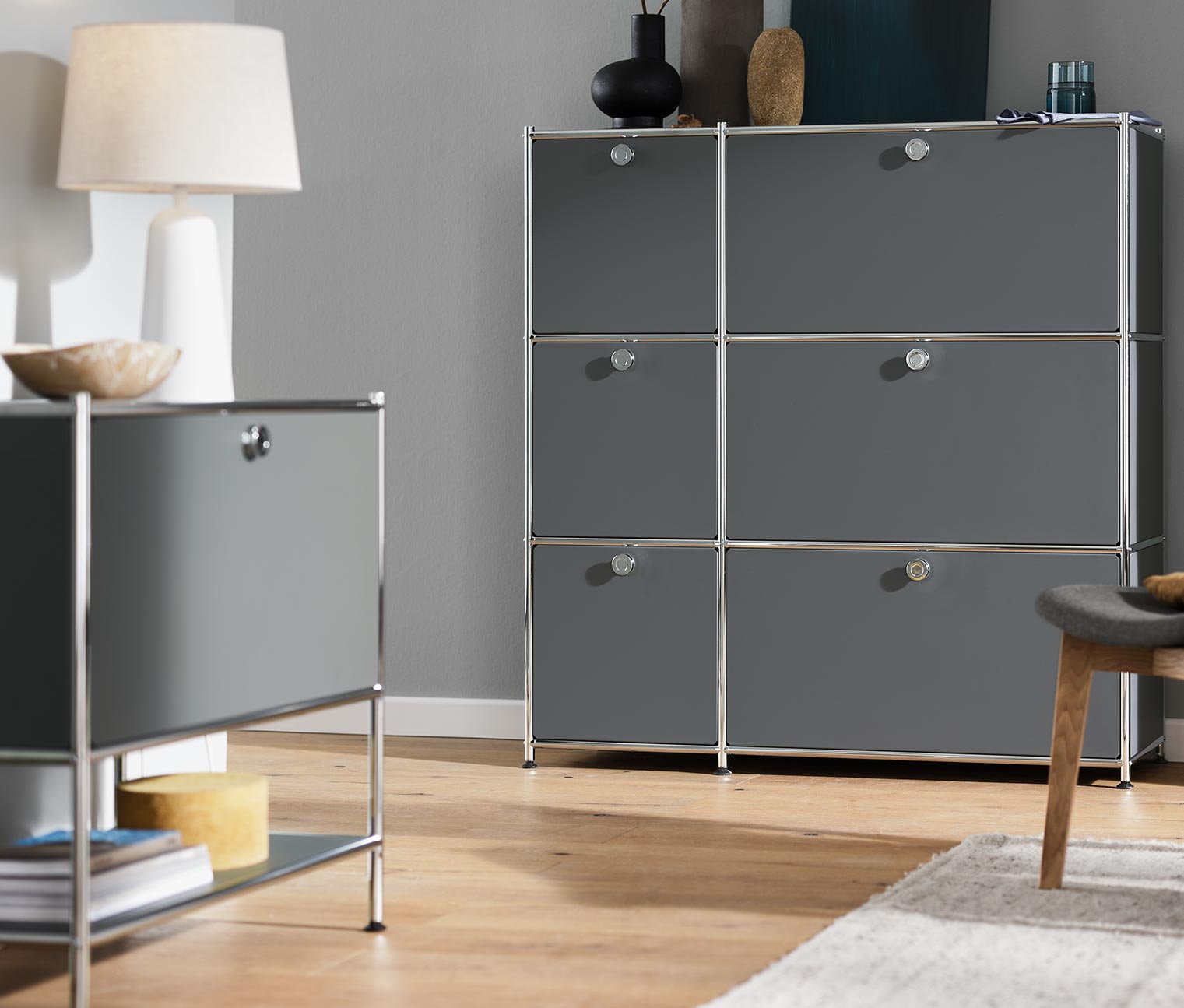 Sideboard »CN3« mit 1 Klappe, grau