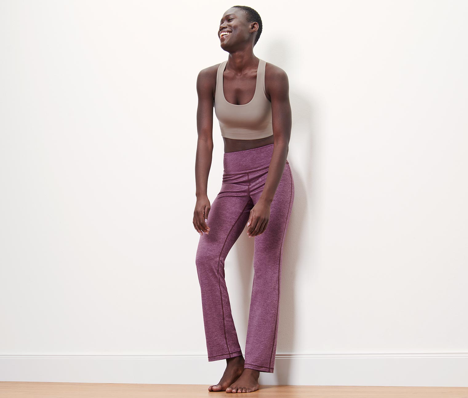 Bodyforming-Sporthose, mauve