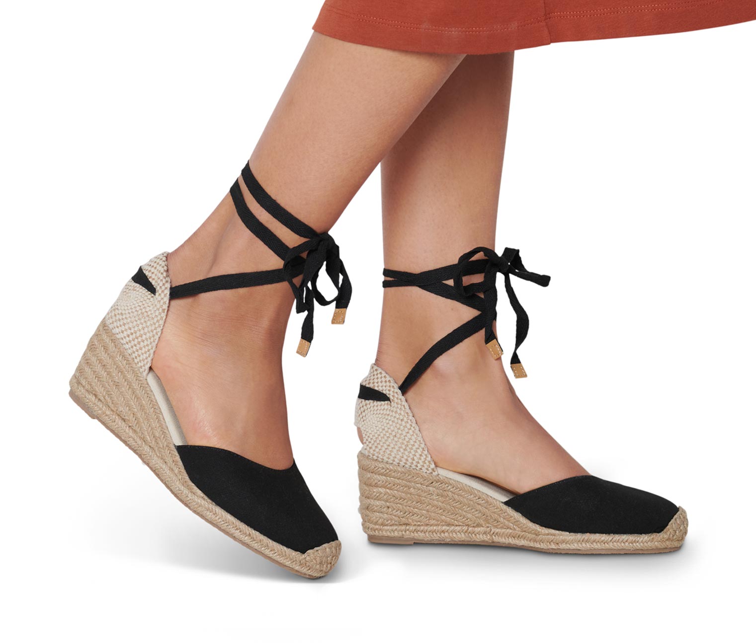 Espadrilles mit Keilabsatz