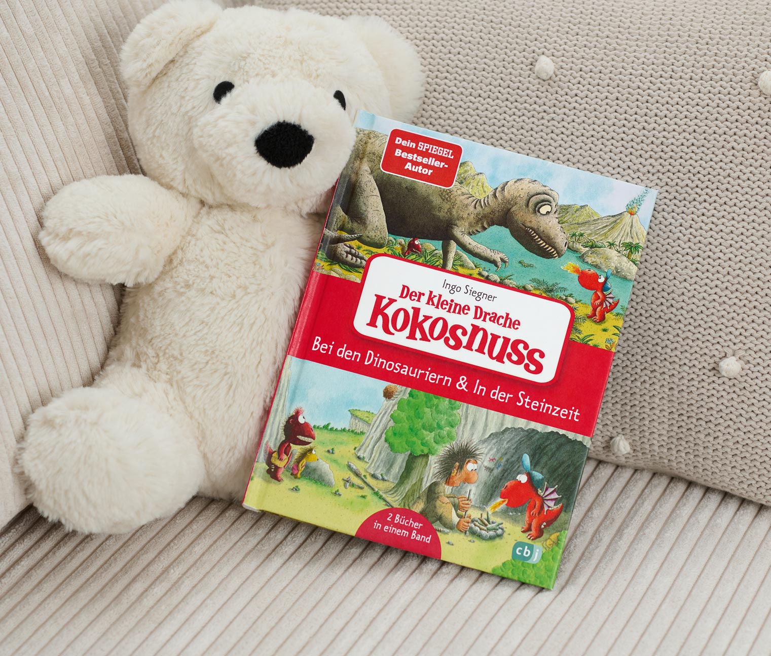 Buch: »Der kleine Drache Kokosnuss ‒ bei den Dinosauriern & In der Steinzeit«