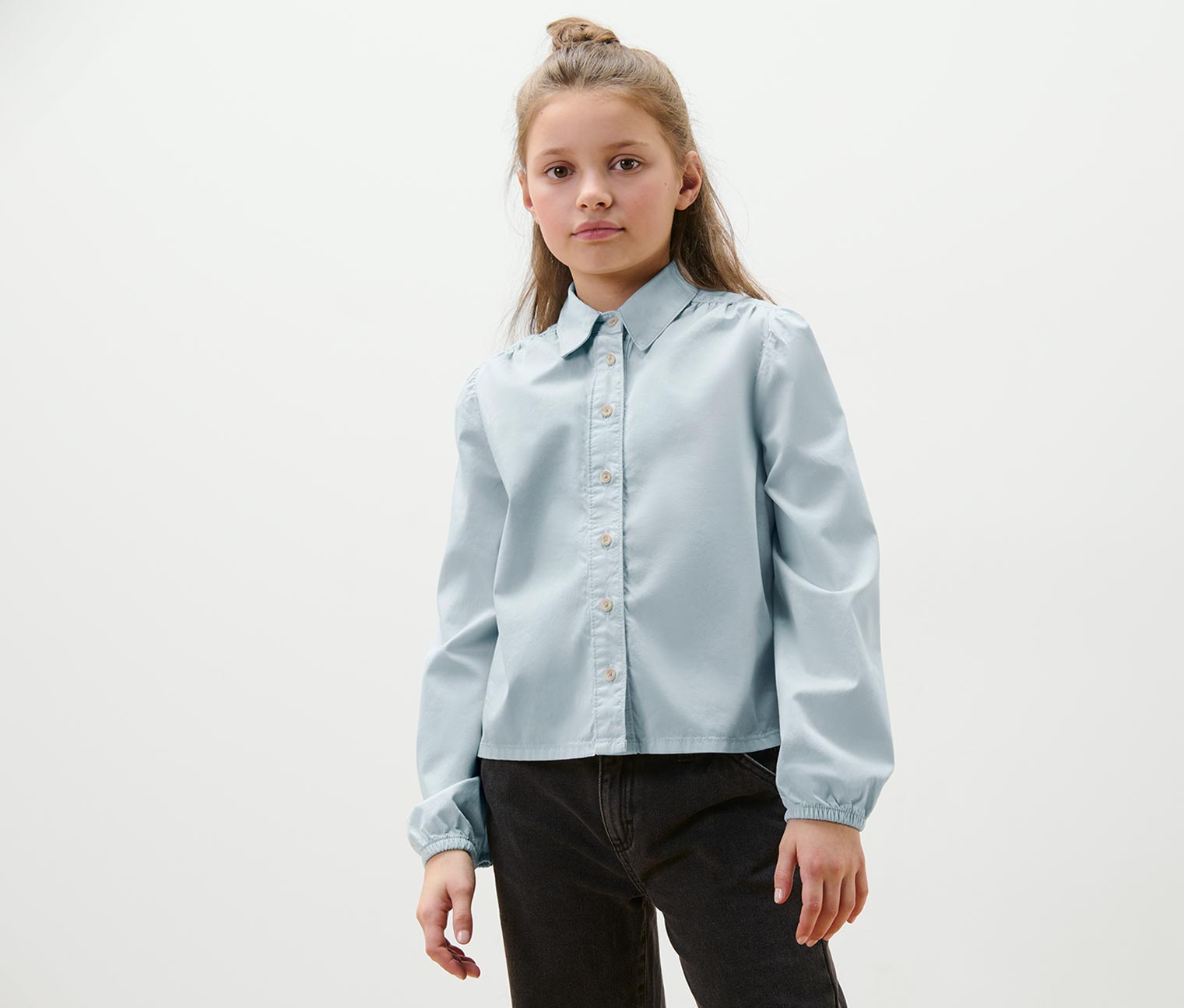 Kinder-Jeansbluse