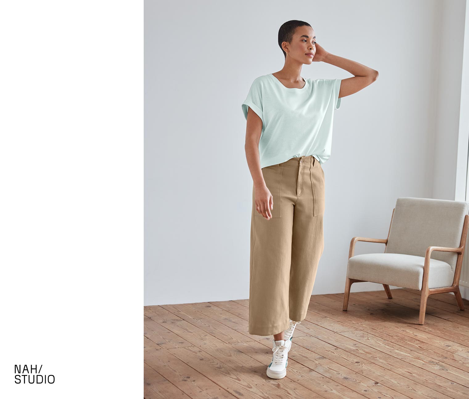 NAH/STUDIO Culotte | recycelte Baumwolle