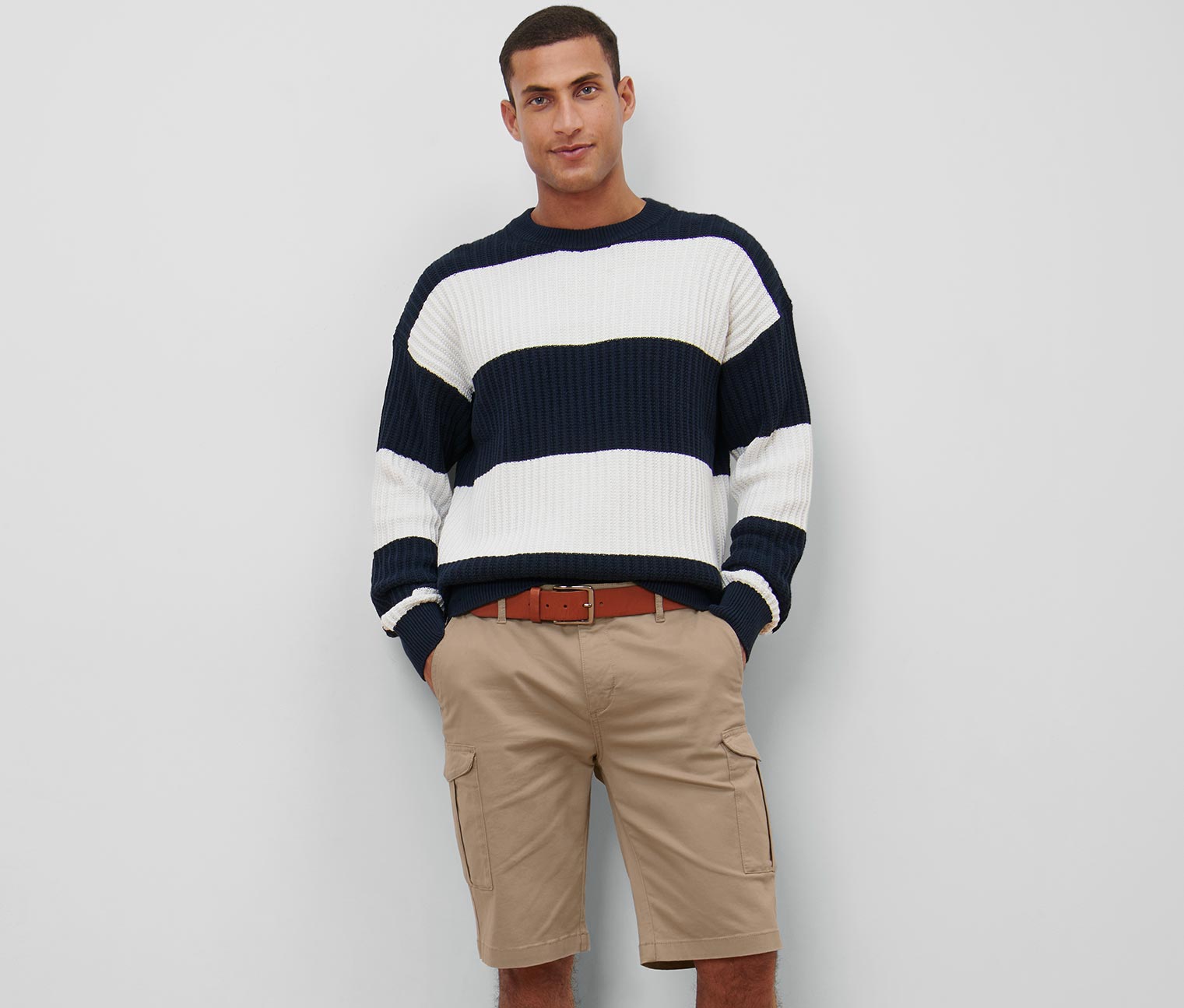 Cargo-Shorts, beige