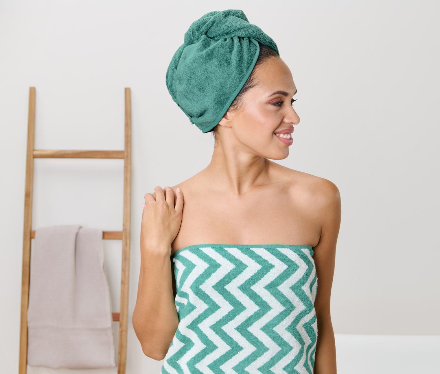 Turban-Handtuch, aqua