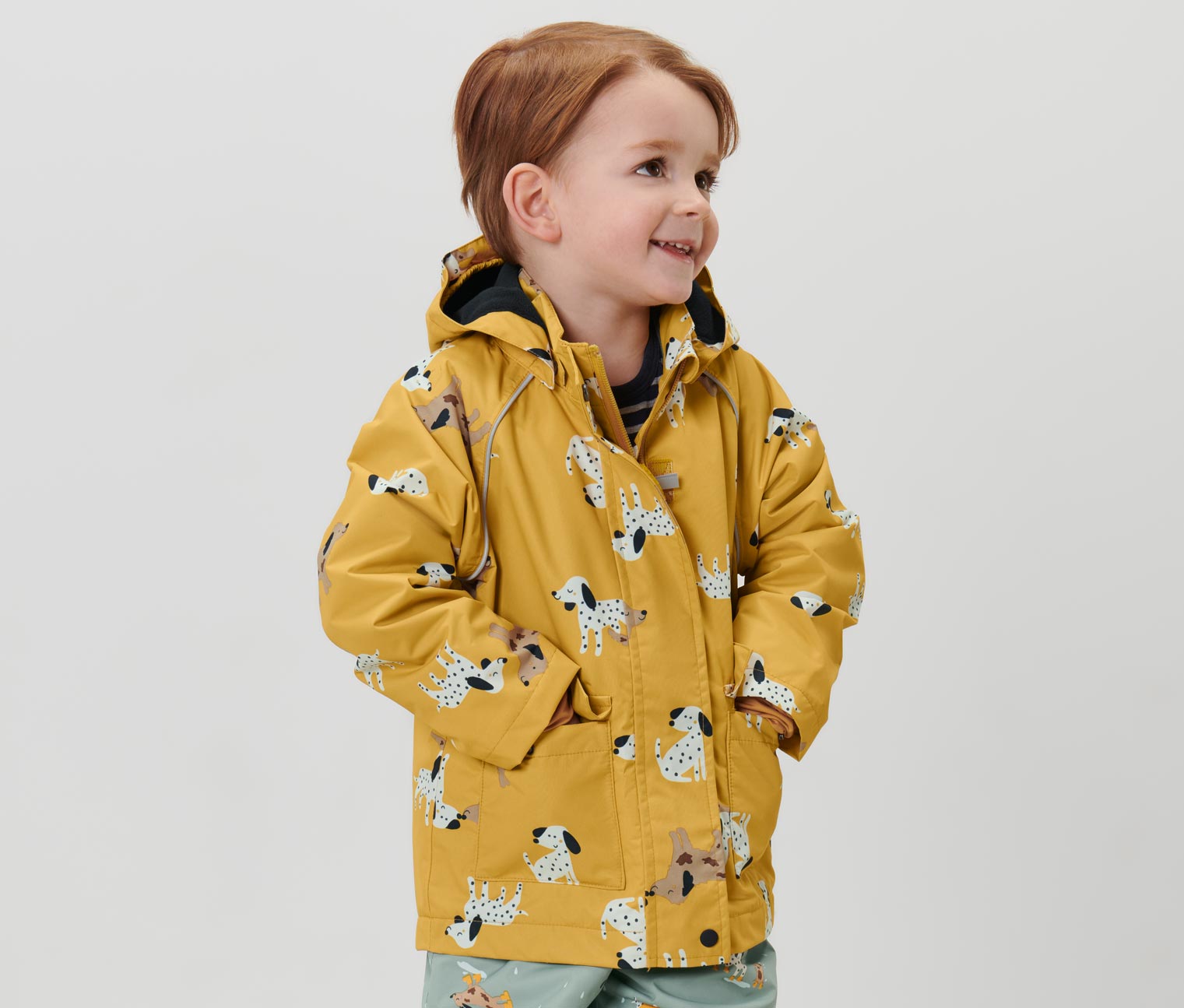 Kinder-Thermo-Regenjacke, Dalmatiner