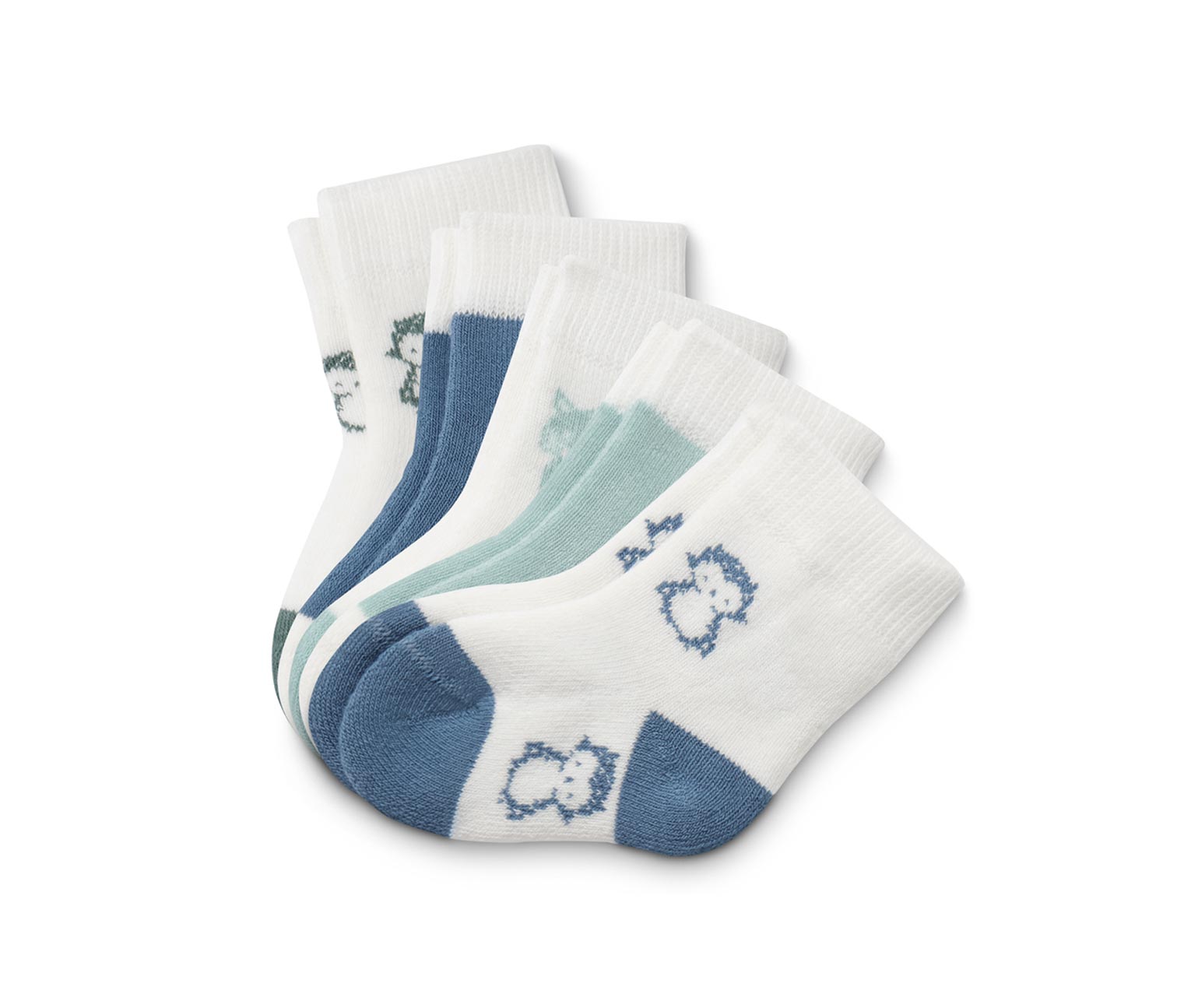 5 Paar Baumwoll-Babysocken