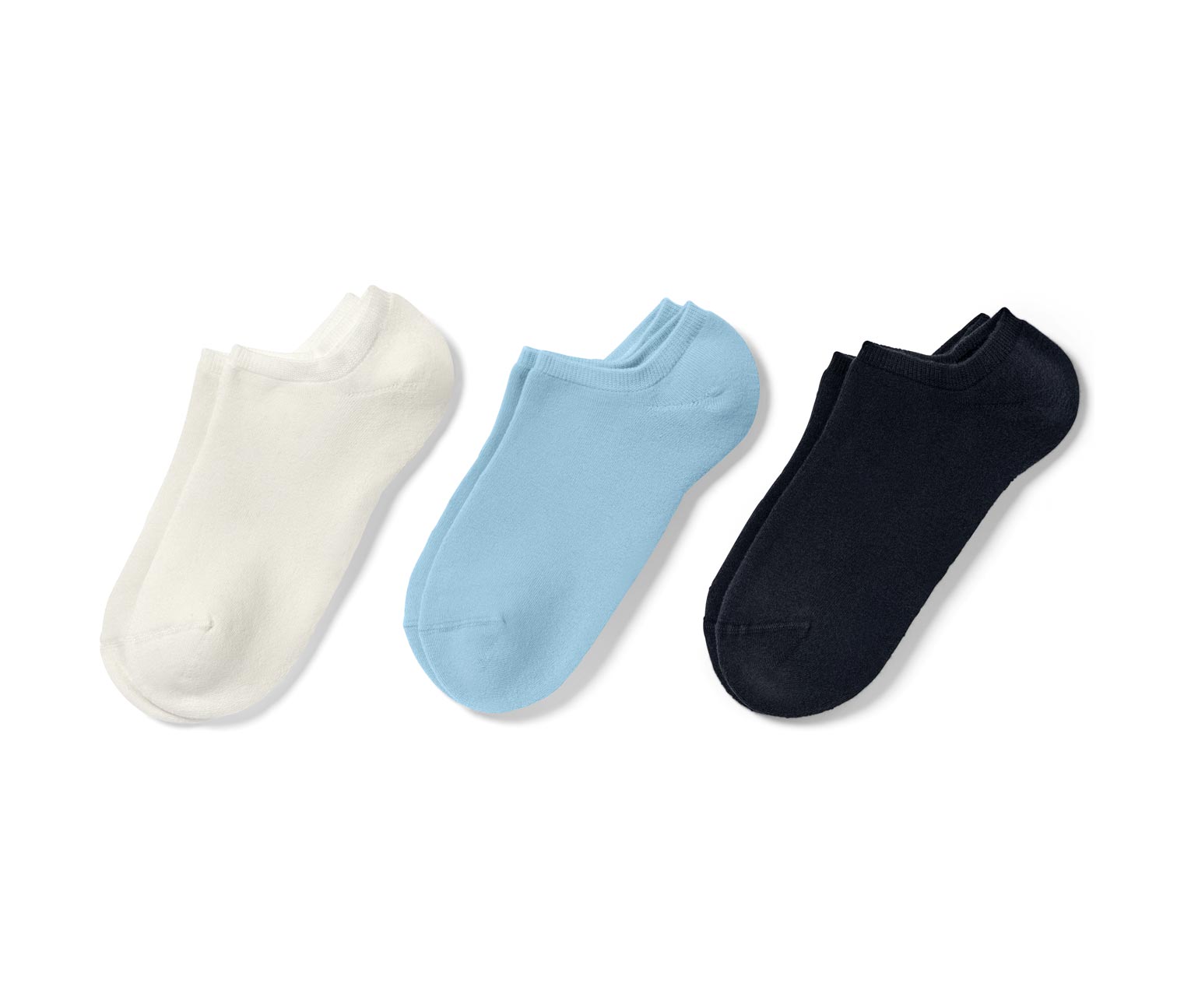 3 Paar gefütterte Sneakersocken